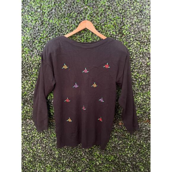 Vintage Andrea Gayle Shoulder Pads Sweater, women’s Size L - Picture 1 of 4